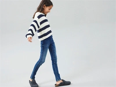 Name It medium blue denim legging