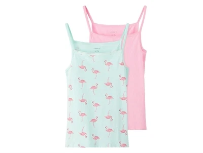 Name It glacier undertrøje flamingo (2-pak)