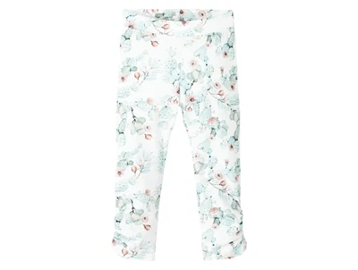 Name It leggings white alyssum print