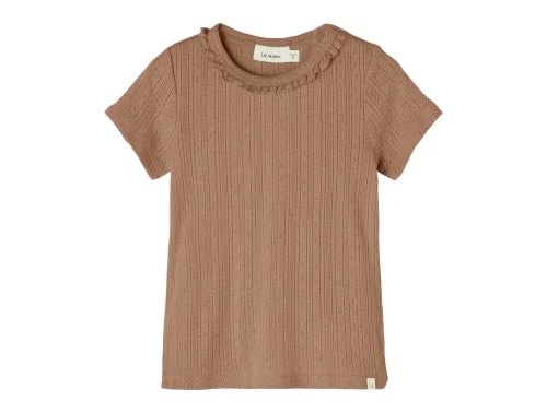 Lil Atelier mocha mousse top