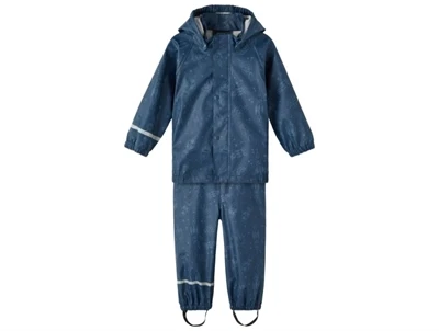 Name It regntøj moonlit ocean med astronautprint