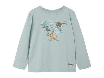 Name It blue surf t-shirt helikopter
