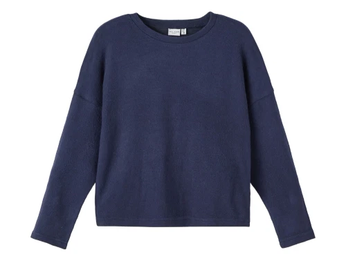 Name It dark sapphire strikbluse