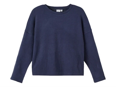 Name It dark sapphire strikbluse