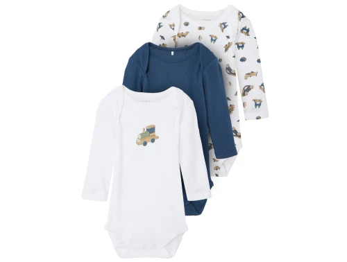 Name It dark denim body trælegetøj (3-pak)
