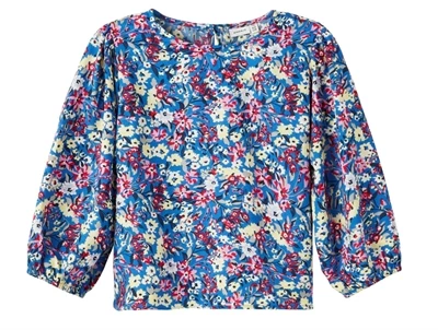 Name It nouvean navy bluse blomster