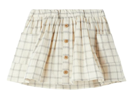 Lil Atelier turtledove nederdel tern