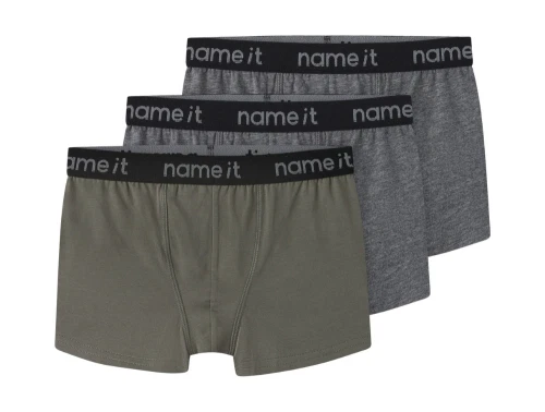 Name It boxershorts i grøn og grå 3 pak