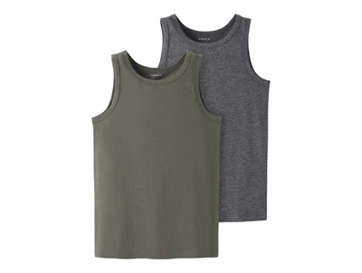 Name It tank top i grøn og grå 2 pak