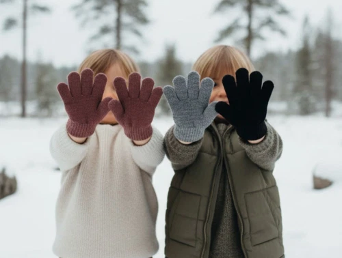 Name It nocturne mix fingervanter akryl (3-pak)