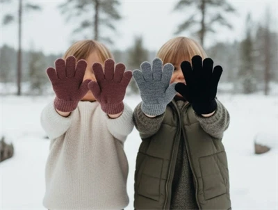 Name It nocturne mix fingervanter akryl (3-pak)