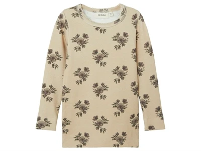 Lil Atelier top warm sand print