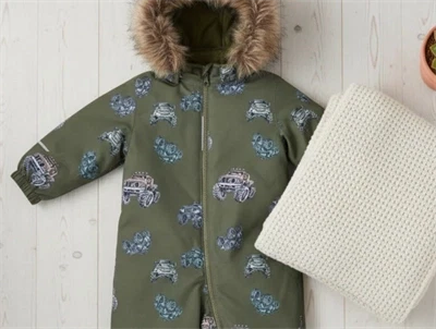 Name It flyverdragt olive night trucks