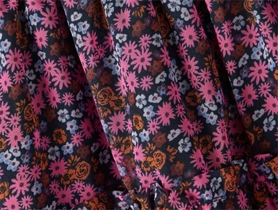 Name It nederdel dark sapphire flowers