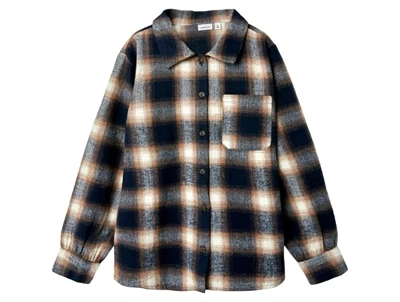 Name It skjorte seal brown