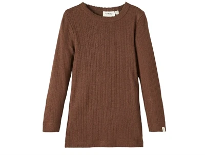 Lil Atelier top rocky road hulmønster