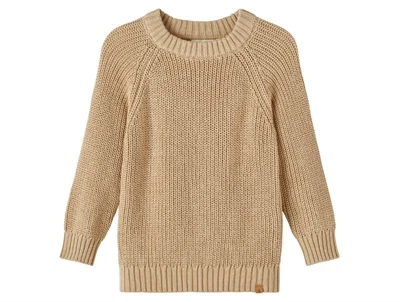 Lil Atelier striktrøje warm sand