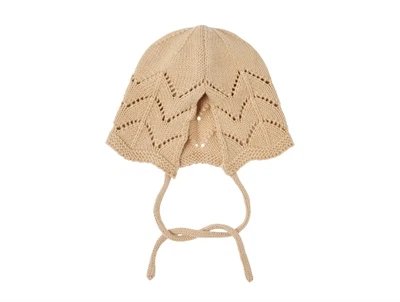 Lil Atelier warm sand/melange strik babyhue bomuld