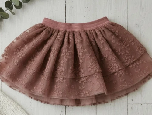 Lil Atelier burlwood nederdel tyl