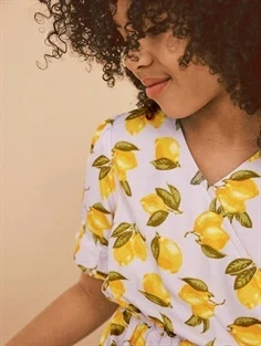 Name It kjole purple heather print