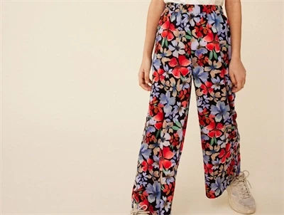 Name It black bukser blomster