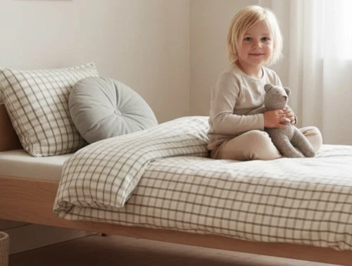 Lil Atelier sengetøj junior fog tern