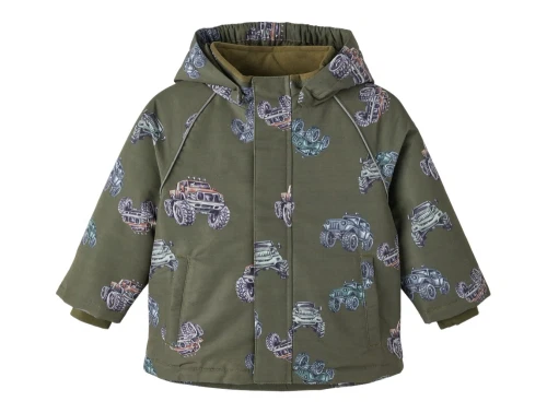 Name It vinterjakke olive night biler