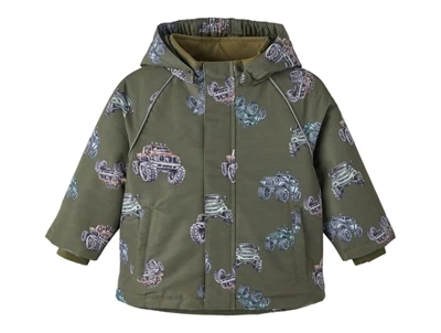 Name It vinterjakke olive night biler