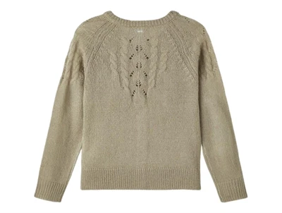 Name It dried sage cardigan strik