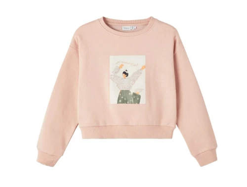 Name It rose smoke paillet sweatshirt
