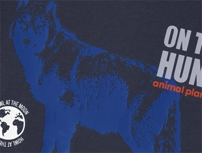 Name It t-shirt dark sapphire animal planet