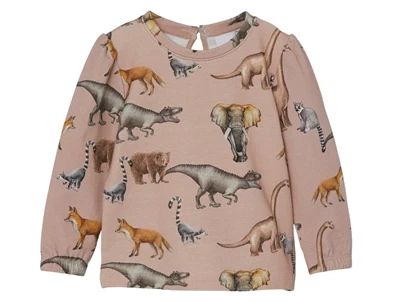 Name It rose smoke sweatshirt animal print