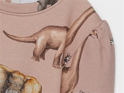Name It rose smoke sweatshirt animal print