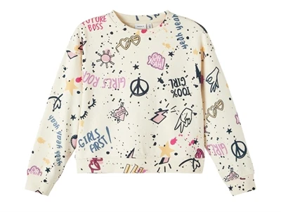 Name It buttercream sweatshirt print