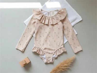 Lil Atelier rose dust badedragt blomster