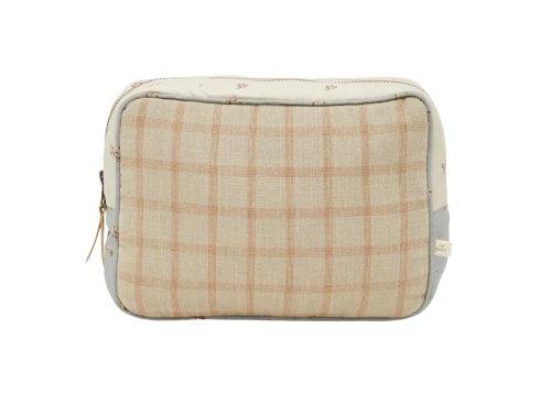 Lil Atelier turtledove toilettaske print