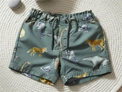 Name It laurel wreath badeshorts print