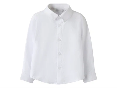 Name It skjorte i hvid nuance til børn