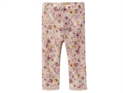 Name It sphinx blomstret leggings merinould
