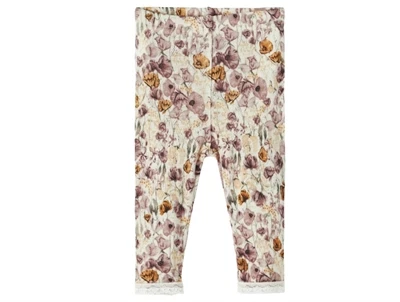 Name It moonbeam blomstret leggings merinould