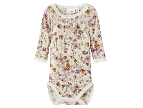 Name It moonbeam blomstret body merinould