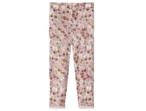 Name It sphinx blomstret legging merinould