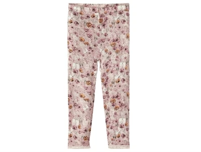 Name It sphinx blomstret legging merinould