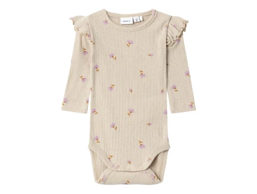 Name It white pepper blomstret body