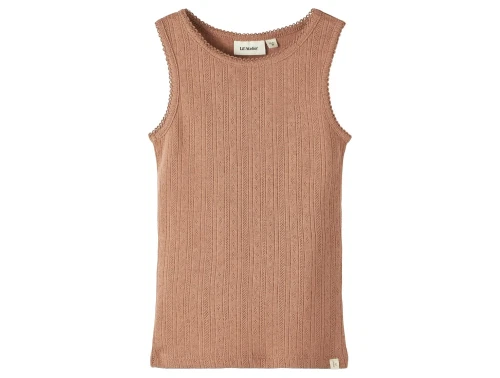 Lil Atelier mocha mousse top