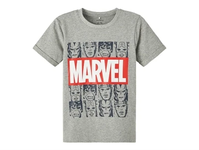 Name It grey melange t-shirt Marvel