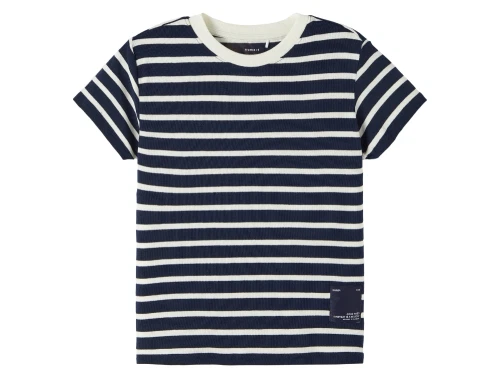 Name It dark sapphire t-shirt striber