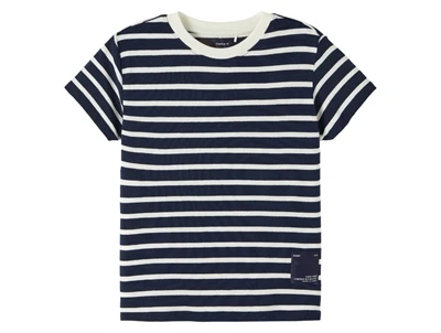 Name It dark sapphire t-shirt striber