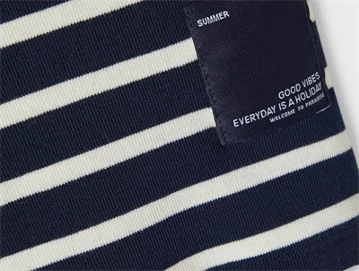 Name It dark sapphire t-shirt striber