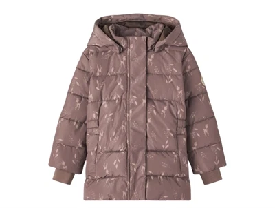 Name It peppercorn printet vinterjakke